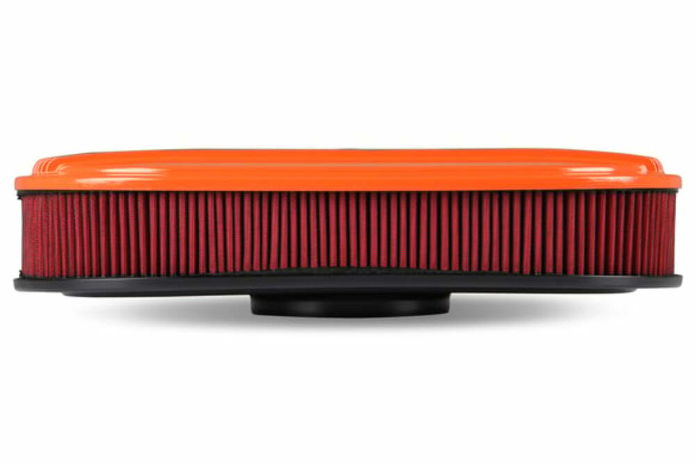 Holley Vintage Series Oval Air Cleaner - Factory Orange Machined - 120-403