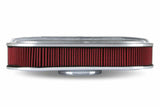 Holley Vintage Series Oval Air Cleaner - Natural Cast - 120-400
