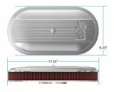 Holley Vintage Series Oval Air Cleaner - Polished - 120-401