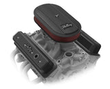 Holley Vintage Series Oval Air Cleaner - Satin Black Machined - 120-402