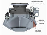 Holley EFI HolleyEFI SBC 4150 Single Plane Fuel Inject Intake Manifold -Chevy SB V8 300-260
