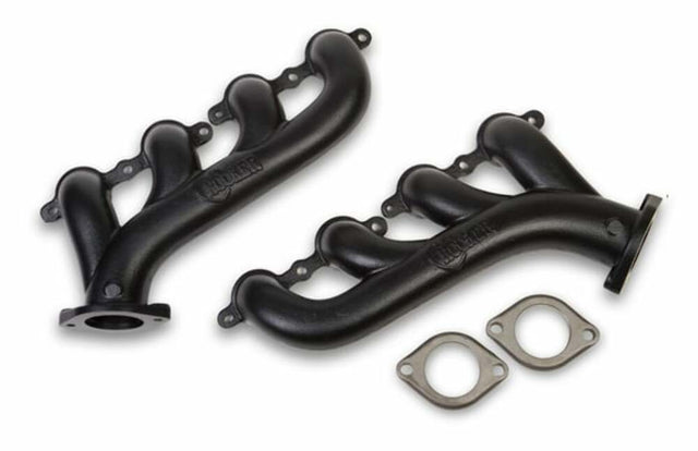 Hooker Collector for 2004-2006 Camaro black stainless steel long tube shorty 8501