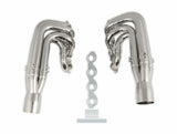 Hooker Racingheart 3-Step Dragster Headers-Chrome - 2502-6HKR for Chevy polished stainless steel