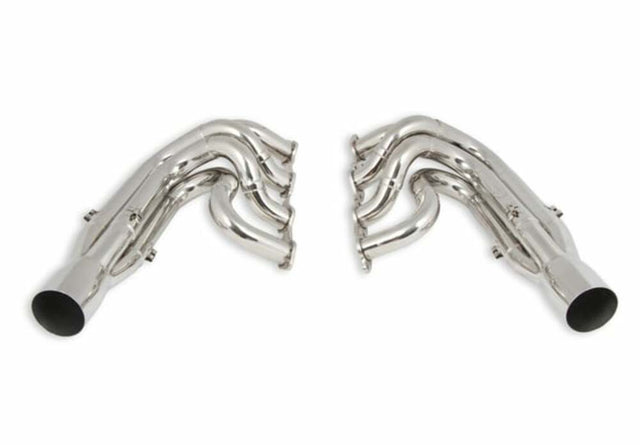 Hooker Racingheart 3-Step Dragster Headers - POLISHED 304 Stainless 2502-2HKR for Chevy polished stainless steel long tube