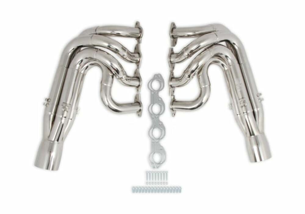 Hooker Racingheart 3-Step Dragster Headers - POLISHED 304 Stainless 2502-2HKR