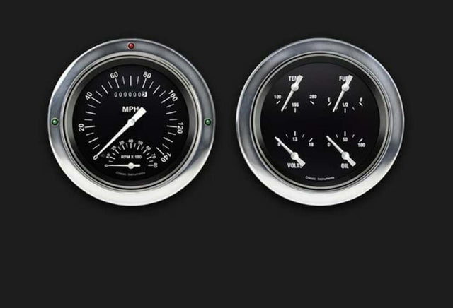 Hot Rod 1954-55 Chevy Truck Package w/ Speedtachul CT54HR62 dash gauge cluster