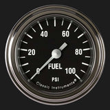 Hot Rod 2 1/8" Fuel Pressure Gauge, 100 psi HR146SLF