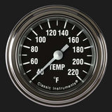 Hot Rod 2 1/8" Stock Eliminator Temp. Gauge HR129SLF
