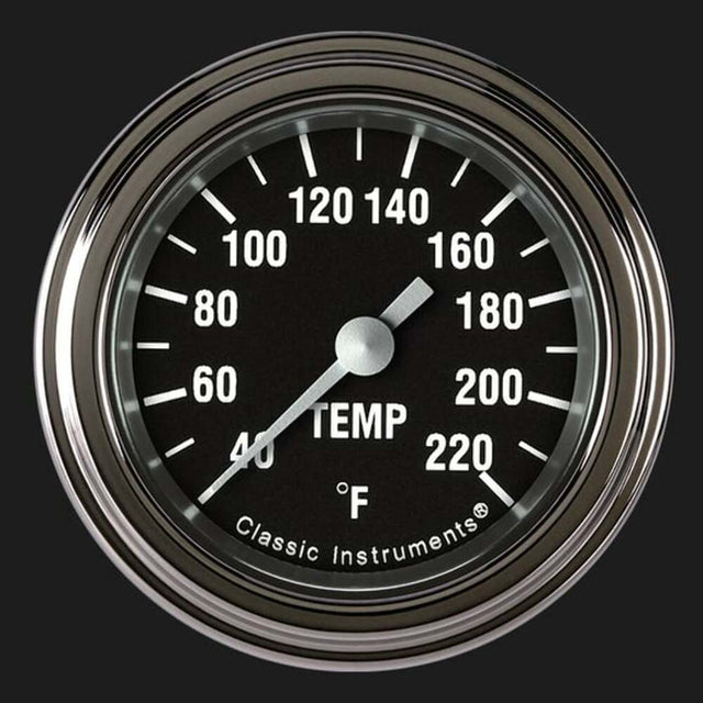 Hot Rod 2 1/8" Stock Eliminator Temp. Gauge HR129SLF