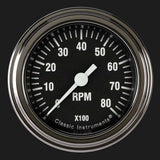 Classic Instruments Hot Rod 2 1/8" Tachometer HR183SLF