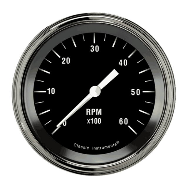 t Hot Rod 3 3/8" Tachometer HR60SLF Classic Instruments