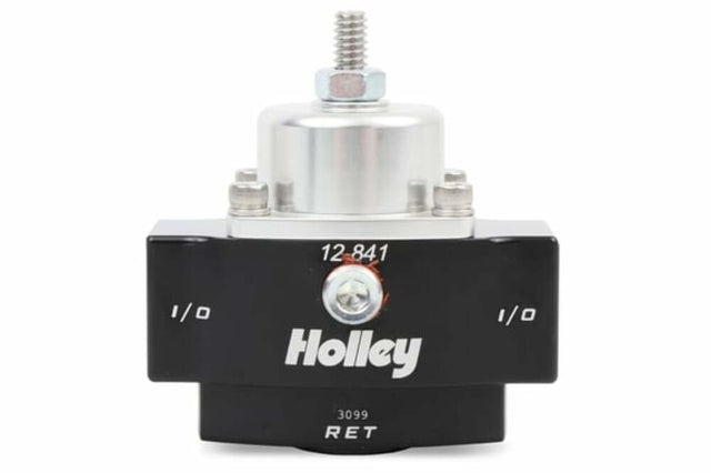 Holley HP Billet Carbureted By Pass Fuel Pressure Regulator - 12-841 black aluminum