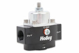 Holley HP Billet Carbureted Fuel Pressure Regulator - 12-840 black aluminum