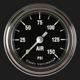 Hot Rod 2 1/8" Air Pressure Gauge HR118SLF