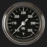 Hot Rod 2 1/8" Oil Temperature Gauge HR128SLF