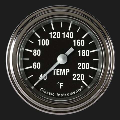 Hot Rod 2 1/8" Stock Eliminator Temp. Gauge HR129SLF
