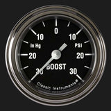 Hot Rod 2 1/8" Boost/Vac Gauge HR141SLF