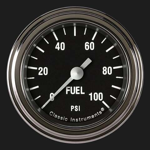 Hot Rod 2 1/8" Fuel Pressure Gauge, 100 psi HR146SLF