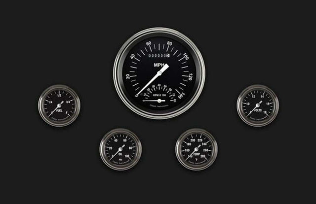 t Hot Rod Five Gauge Set 165 HR165SLF Classic Instruments