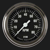 Classic Instruments Hot Rod 2 1/8" Tachometer HR183SLF