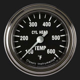 Hot Rod 2 1/8" Cylinder Head Temp. Gauge HR197SLF