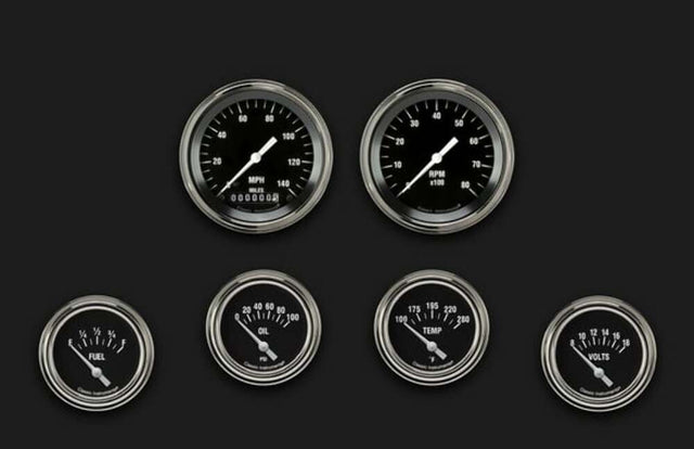 Hot Rod Six Gauge Set 201 HR201SLF