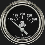 Hot Rod 2 5/8" Oil Temperature Gauge HR228SLF
