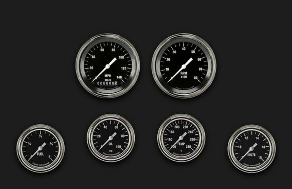 Hot Rod Six Gauge Set 301 HR301SLF