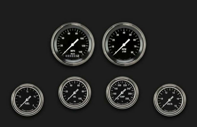 Hot Rod Six Gauge Set 301 HR301SLF