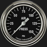 Hot Rod 2 5/8" Air Pressure Gauge HR318SLF