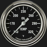 Hot Rod 2 5/8" Oil Temperature Gauge HR328SLF