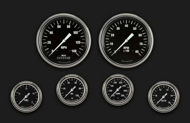 Hot Rod Six Gauge Set 351 HR351SLF
