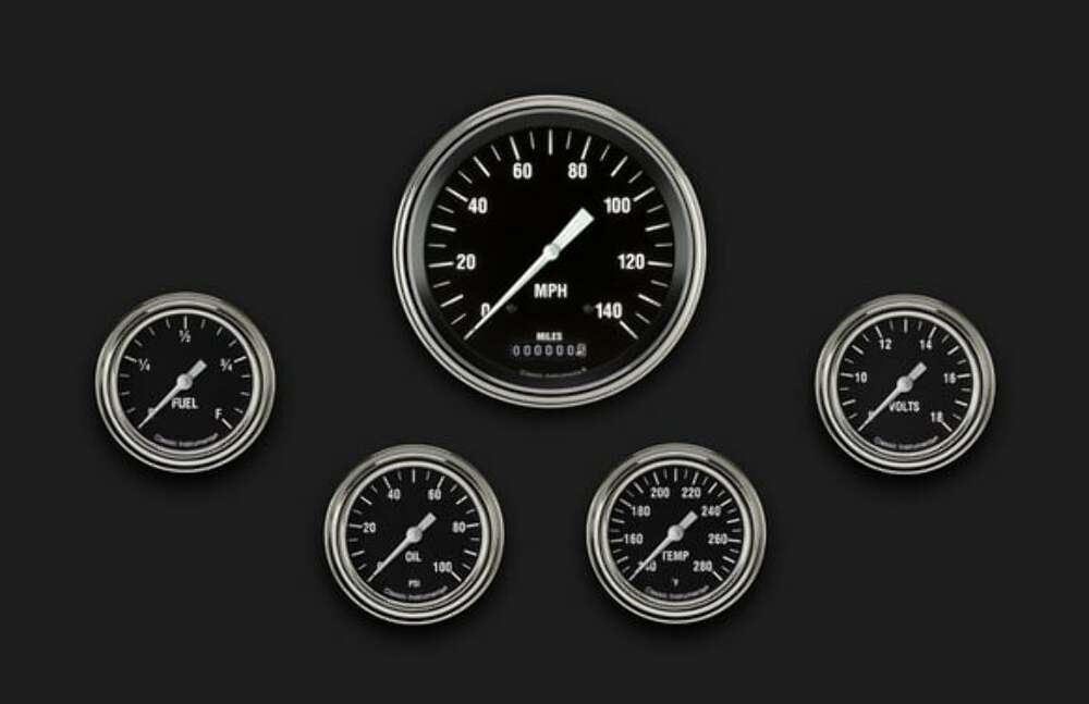 Hot Rod Five Gauge Set 354 HR354SLF