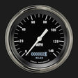 t Hot Rod 3 3/8" Speedometer with Information Screen HR55DSLF Classic Instruments