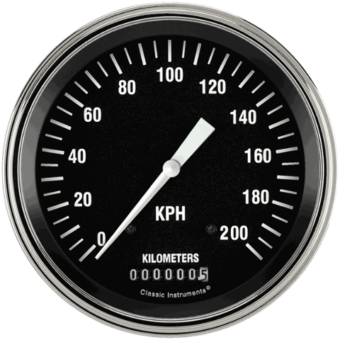 Hot Rod 4 5/8" Speedometer HR58SLF