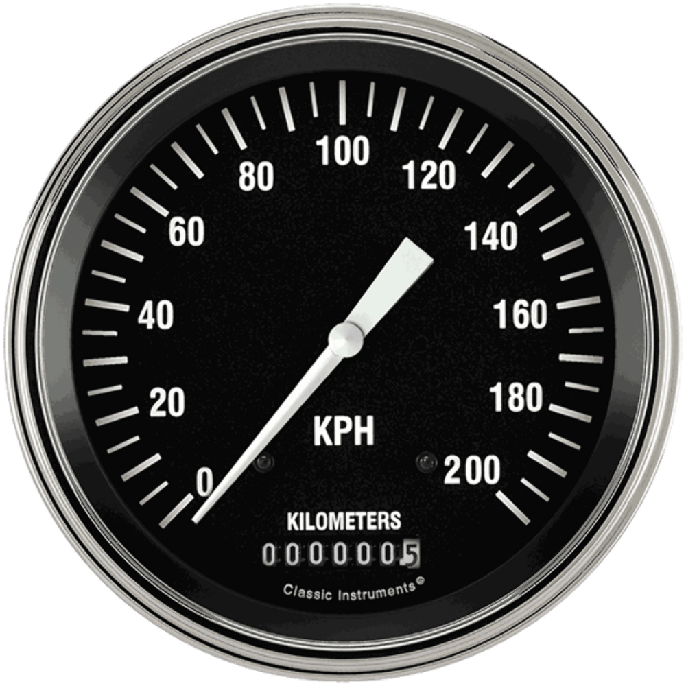 t Hot Rod 4 5/8" Speedometer HR58SLF Classic Instruments