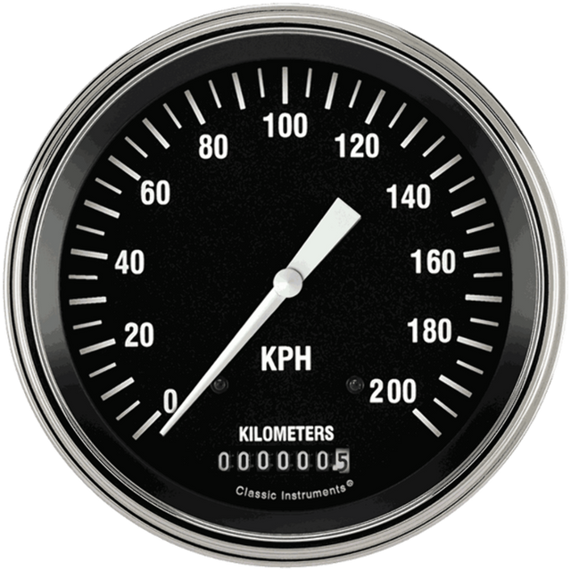 t Hot Rod 4 5/8" Speedometer HR58SLF Classic Instruments
