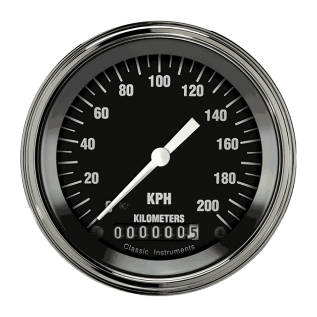 Hot Rod 3 3/8" Speedometer HR59SLF