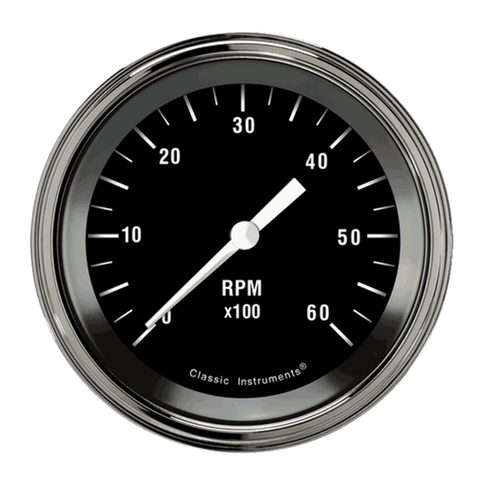 Hot Rod 3 3/8" Tachometer HR60SLF