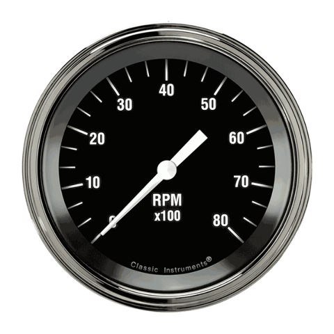 Hot Rod 3 3/8" Tachometer HR80SLF