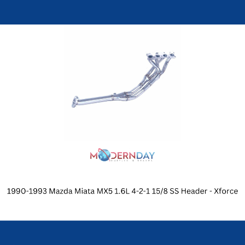 1990-1993 Mazda Miata MX5 1.6L 4-2-1 1"5/8 SS Header - Xforce HS-8916