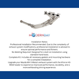 1999-2000 Mazda Miata MX5 1.8L 4-2-1 SS 1-5/8 Header XForce HS-9918