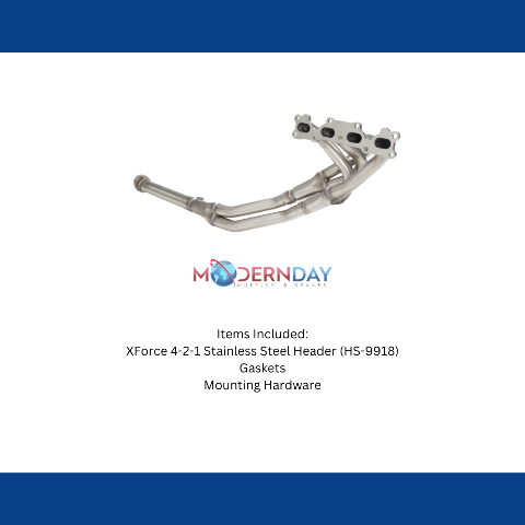 1999-2000 Mazda Miata MX5 1.8L 4-2-1 SS 1-5/8 Header XForce HS-9918