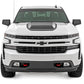 Fits 2019-2024 Silverado 1500 Hood Scoop; GXD Sterling Grey Metallic HS10010-GXD