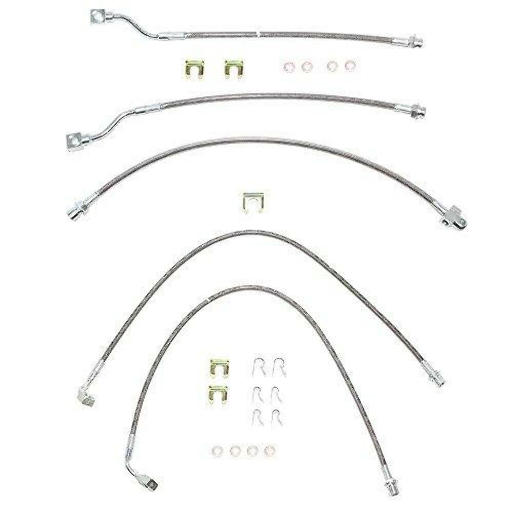 1999-2007 Chevrolet Silverado Complete Brake Hose Kit Stainless HSK0001SS