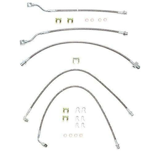 Fine Lines HSK0001SS - Brake Hose Kit for 1999 - 2007 Chevrolet Silverado