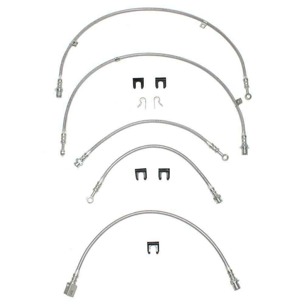 Brake Hose Kit for 2001-2007 Chevy Silverado stainless steel