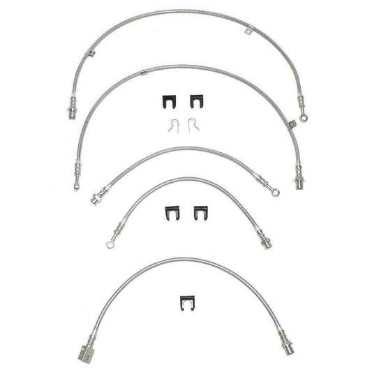 2001 - 2007 Chevrolet Silverado Brake Hose Kit - HSK0008SS