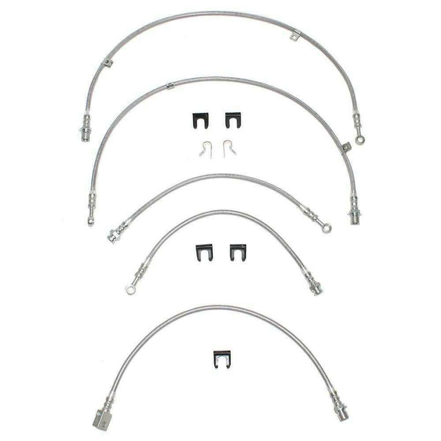Brake Hose Kit for 2001-2007 Chevy Silverado stainless steel