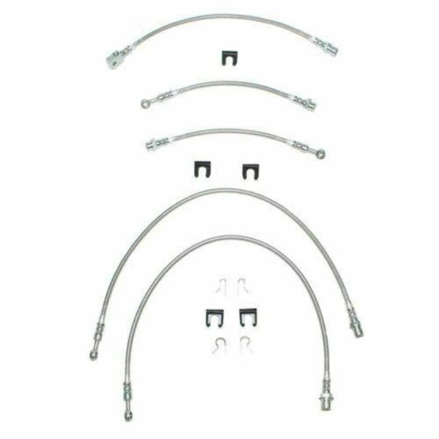 Brake Hose Kit for 2000-2006 Cadillac Escalade 4WD stainless steel